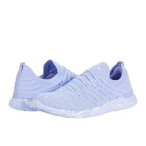 NEW APL women's techloom wave athletic sneakers in bellflower/white/marble